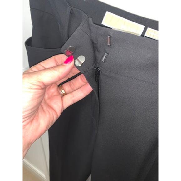 NWT Michael Kors Women's‎ Black Flared Leg Pants Size 14 Casual - Picture 6 of 9